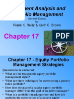 Chapter 17 - Equity Portfolio Management Strategies