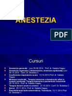 Anestezia I Curs an VI 29.09.2014