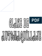 Clase de Automaquillaje