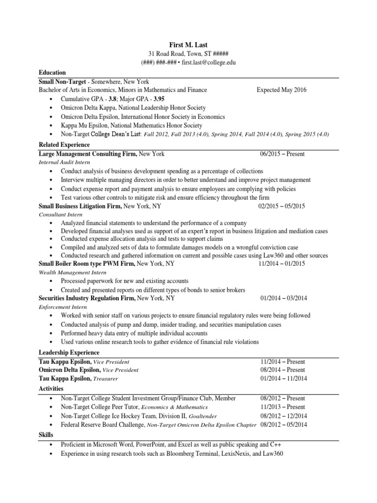 Wso Resume 6 PDF Business - 1711842939