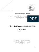 Los Animales Como Sujetos de Derecho.tesiS PRESENTADA