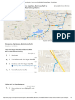 Roopena Agrahara, Bommanahalli To Whitefield Railway Station - Google Maps