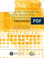 Actividades Matemáticas para El Desarrollo de Procesos Lógicos: Razonar