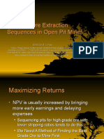 1 Planning Ore Extraction Sequences in Open Pit Mines