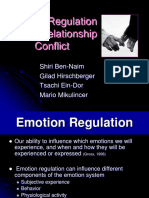 Emotion Regulation in Couples' Conflict
