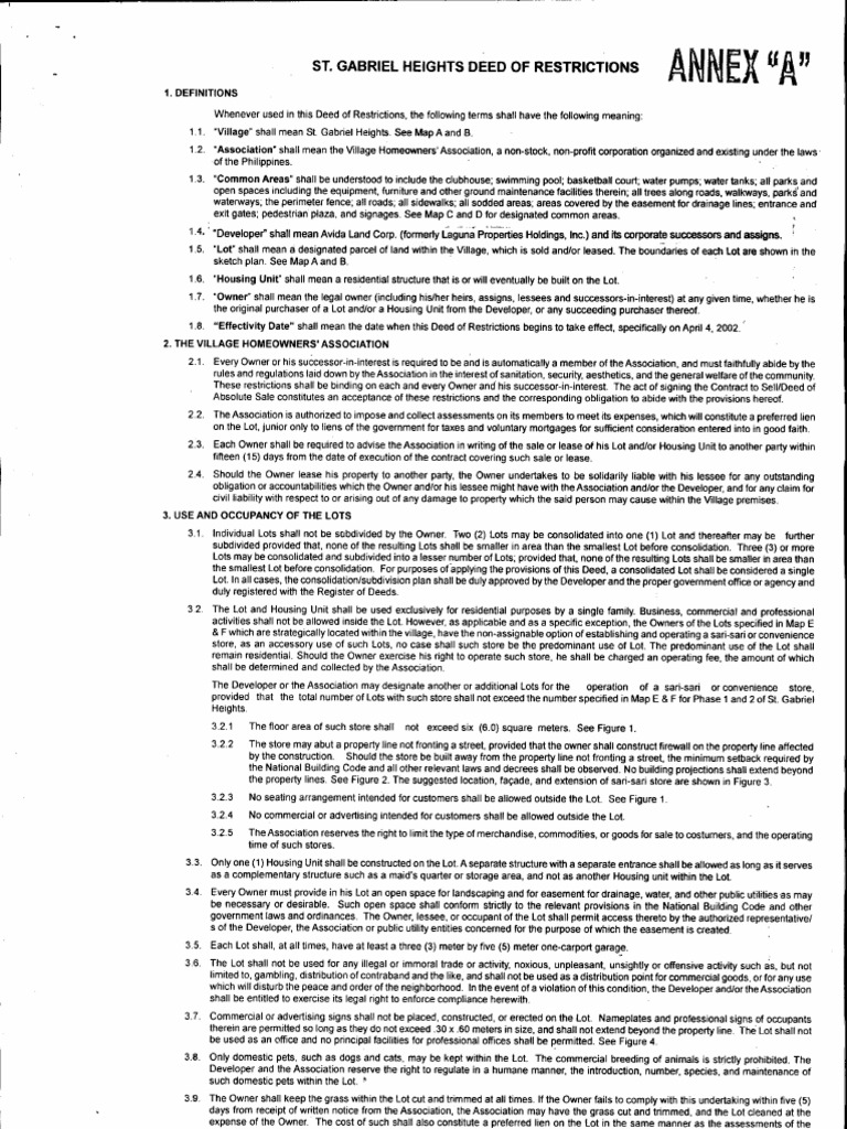 Avida Construction Guidelines | PDF