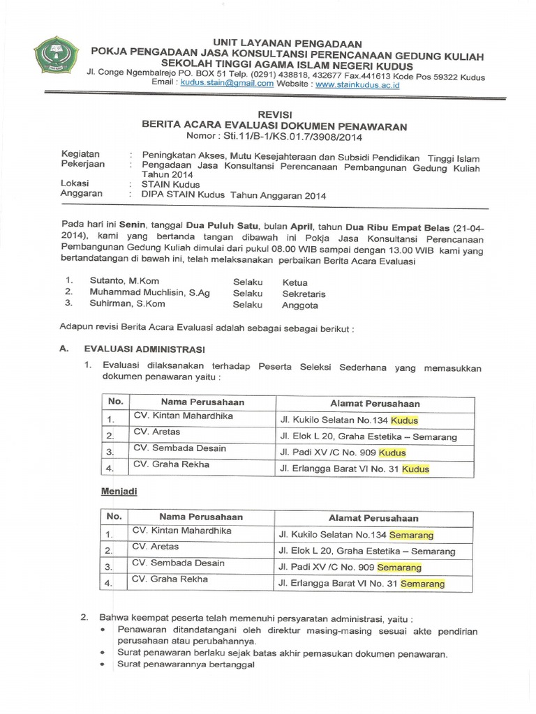 Revisi BA Eva | PDF