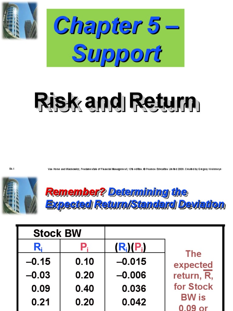 Chapter 5 - Support | PDF | Standard Deviation | Normal Distribution