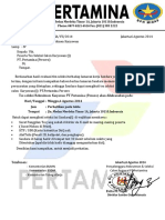 Undangan Teks PT PERTAMINA Jakarta PDF