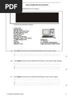 Input Output Revision Questions