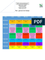 Plan General de Trabajo