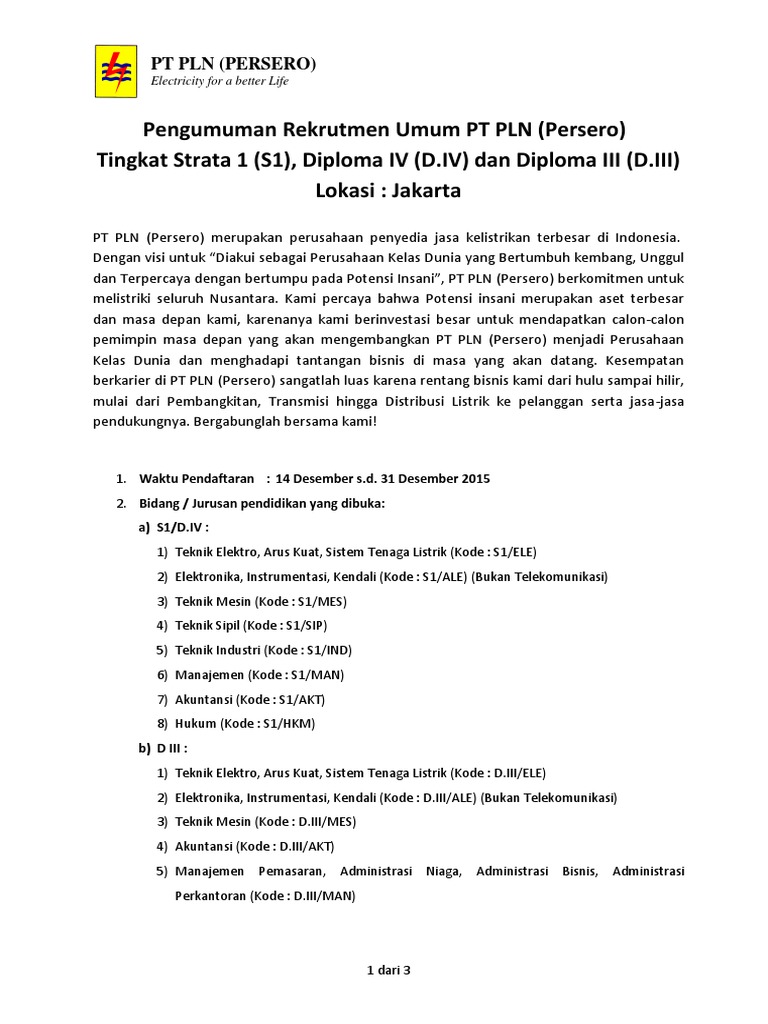 Manajemen Operasional Tes Pln Soal