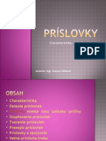 Prislovky