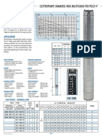 Elettropompe Sommerse Inox Multistadio Per Pozzi 4": Applicazioni