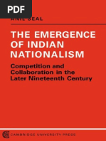 The Emergence of Indian Nationalism