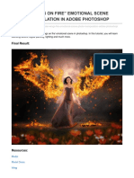 Vfxmaximum.com-create Wings on Fire Emotional Scene Photo Manipulation in Adobe Photoshop
