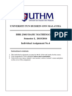 Universiti Tun Hussein Onn Malaysia: Instructions To Students