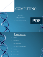 Dna Computing: Presented by