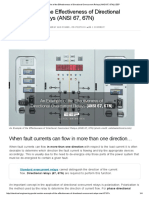 An Example of The Effectiveness of Directional Overcurrent Relays (ANSI 67, 67N)