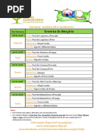 Ementa Berçário 18 a 22-01-2016