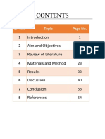 Aim and Objectives Review of Literature Materials and Method Results Discussion Conclusion References