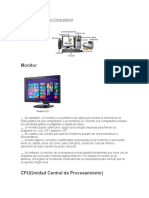 Partes Externas de La Computadora