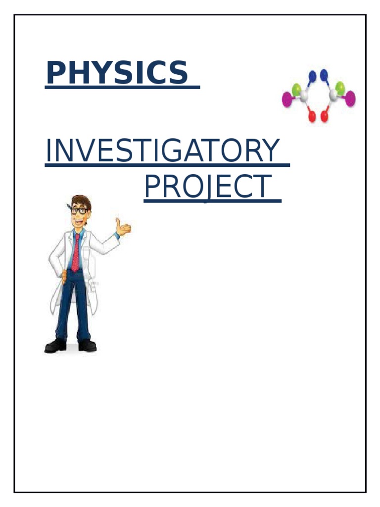 Physics Investigatory Project | PDF | Refraction | Refractive Index