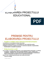 Elaborarea Proiectului Educational