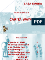 Bahasa Sunda - Wayang