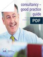 Consultancy Good Practice Guide - For Health & Safety