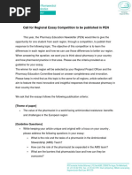Download Regional Essay Competition EuRO Region  by IPSF PARO SN295899452 doc pdf