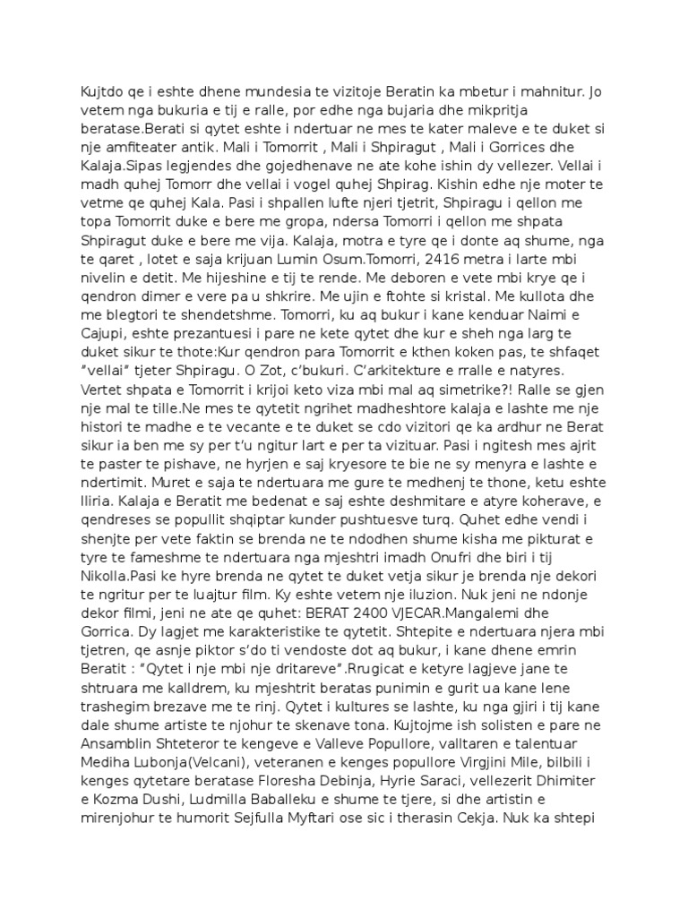 Berati | PDF