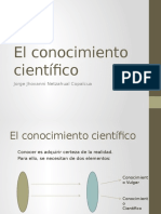 El Conocimiento Científico (Recopilado)