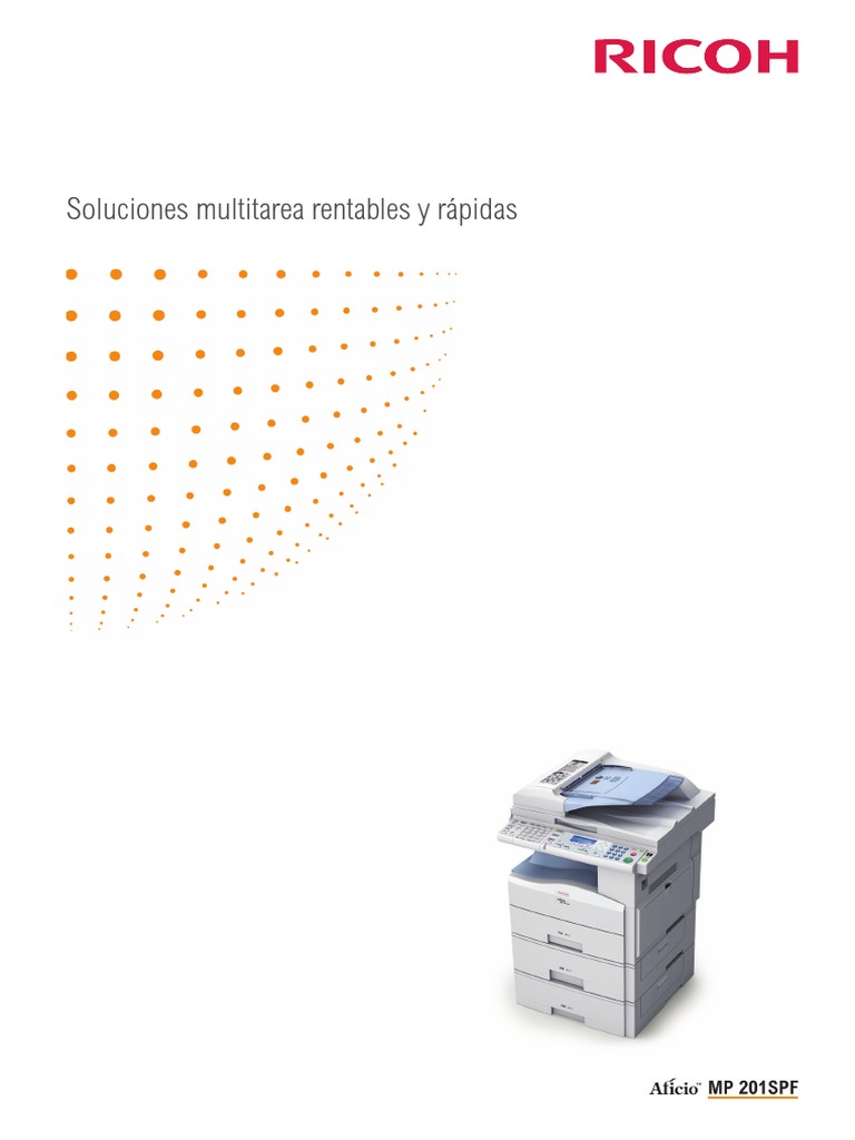 Manual Ricoh MP-201S | PDF