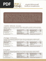 Hy-Vee Bakery Baking Stone Bread Nutrition