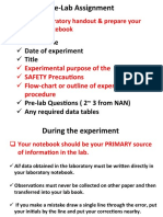 How To Prepare Lab Report