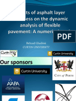 Effects of Asphalt Layer Thickness on the Dynamic Stress Distribution in Flexible Pavement a Numerical Study