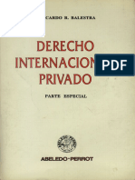 Derecho Internacional Privado - Parte Especial - Ricardo Balestra