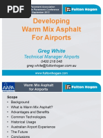 Warm Mix Asphalt for Airports