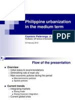 08 Philippine Urbanization in the Medium Term - Prof. Cayetano W. Paderanga, Jr