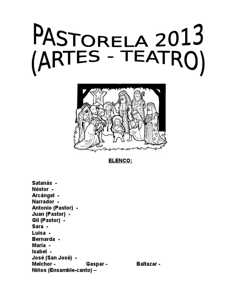 PASTORELA | PDF | María, madre de Jesús | San José