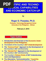 09 S&T Capabilities and Economic Catch-Up - Dr. Roger D. Posadas