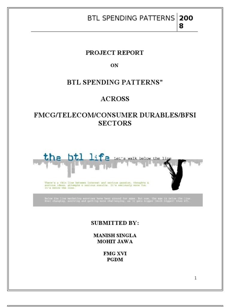 Btl Spending Patterns Direct Marketing Marketing