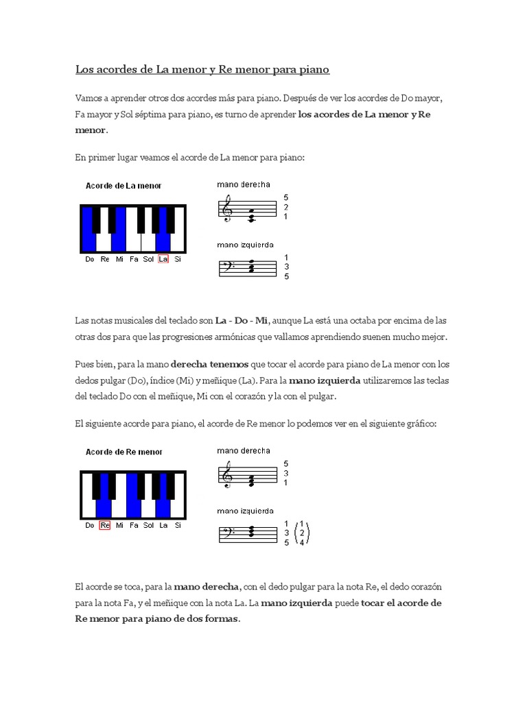 EscalaS MAYORES MENORES | PDF | Escala (música) | Acorde (Música)