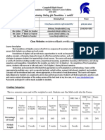 Foundations of Algebra Syllabus 1