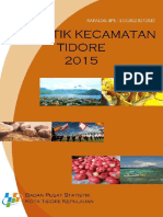 Statistik Kecamatan Tidore Tahun 2015 PDF