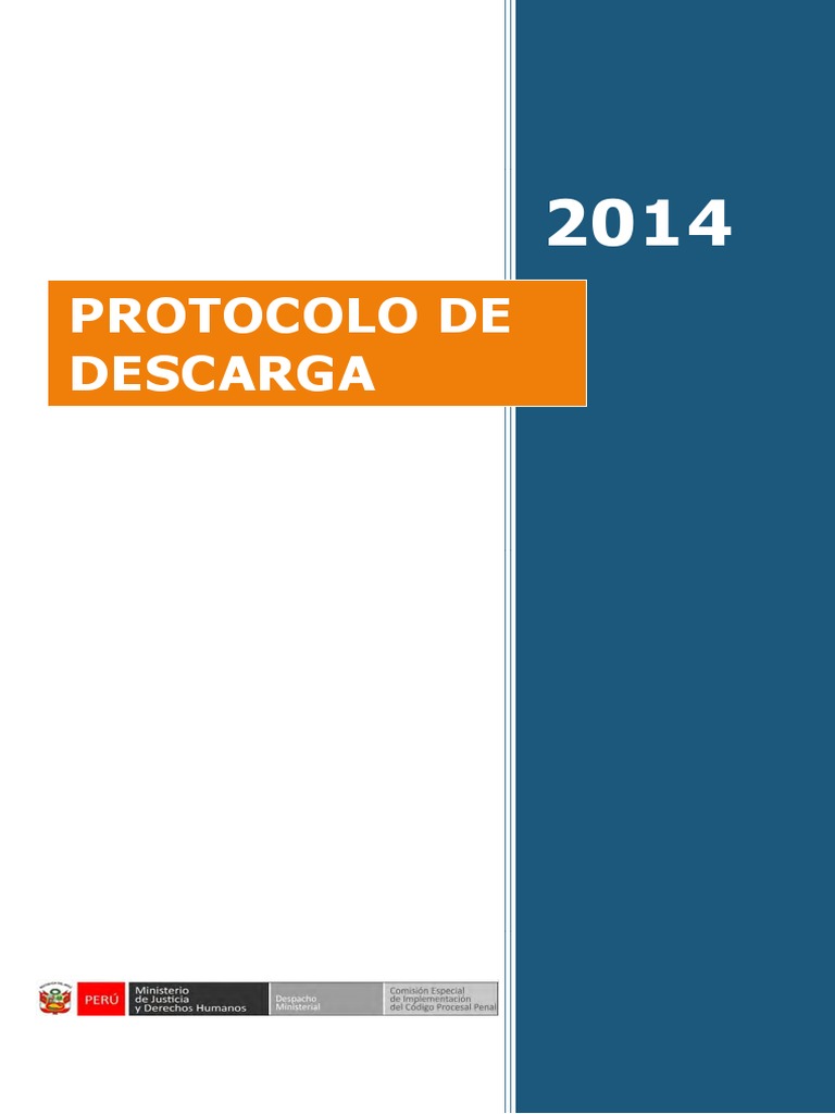 Protocolos De Actuación Interinstitucional Pdf Ley Procesal Castigos