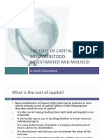 CostofCapitalCFA2015 PDF