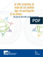 manual sobre programas de prevención del uso indebido de drogas 