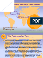 Explains Total Installed Cost Concept